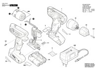 Bosch 3 601 JF4 0E2 GSR 1000 Smart Cordless Drill Driver Spare Parts